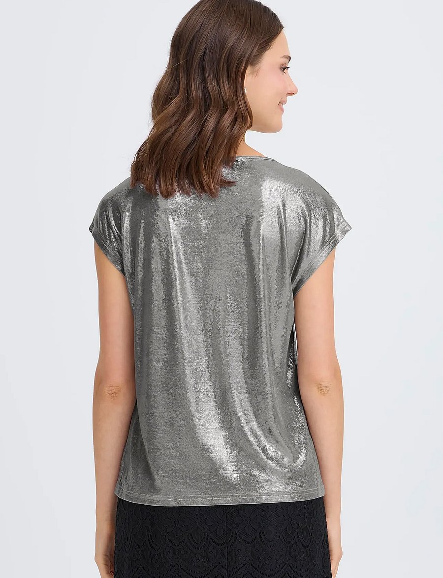 Fransa - FRFRANNY TEE 1 - t-särgid - silver metallic - 4