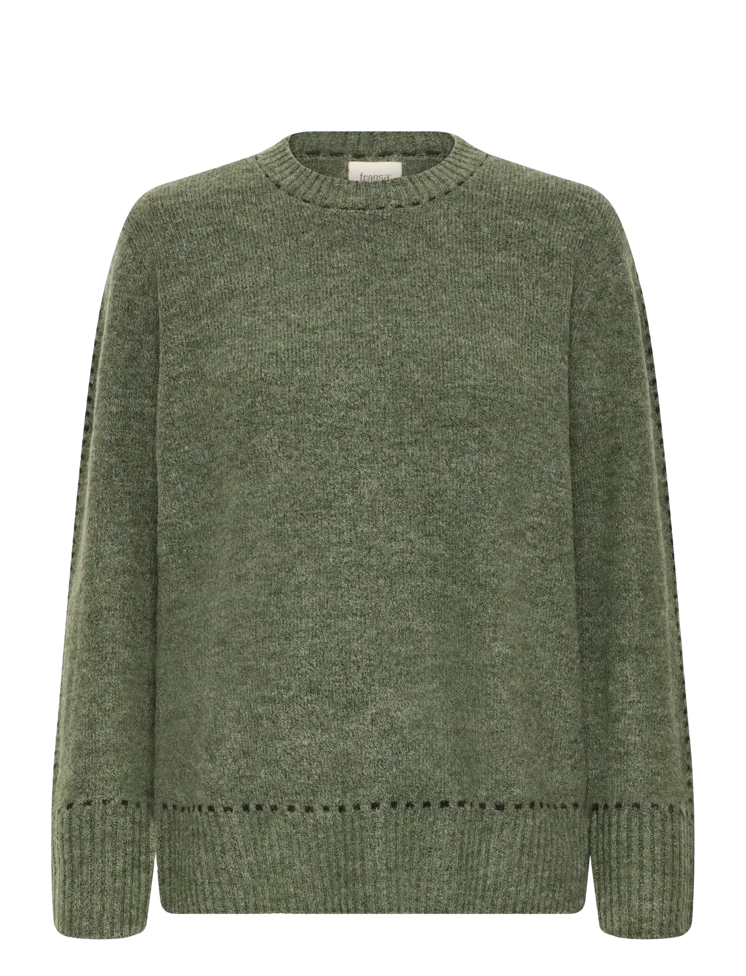 Fransa FRELISE PU 1 - Kudumid - DUSTY OLIVE MEL STRIPE / khaki/green