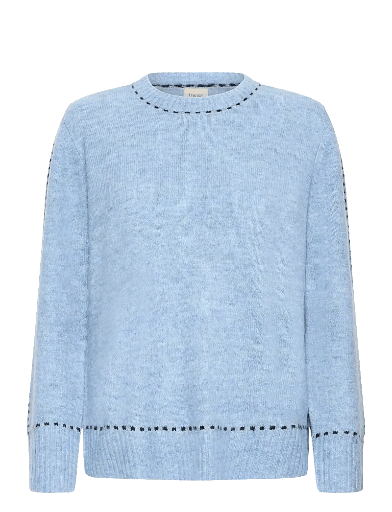 Fransa - FRELISE PU 1 - stickade tröjor - infinity mel stripe - 1