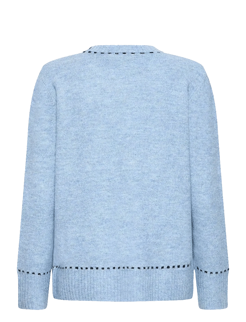 Fransa - FRELISE PU 1 - stickade tröjor - infinity mel stripe - 2