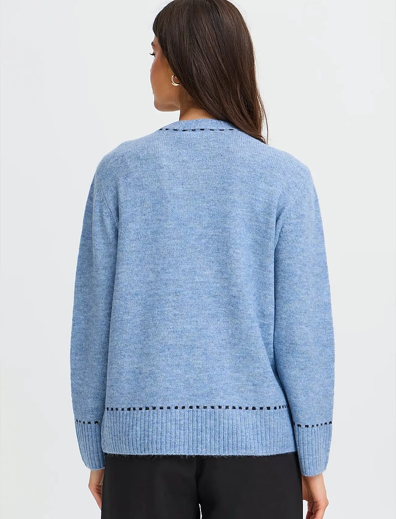 Fransa - FRELISE PU 1 - stickade tröjor - infinity mel stripe - 4