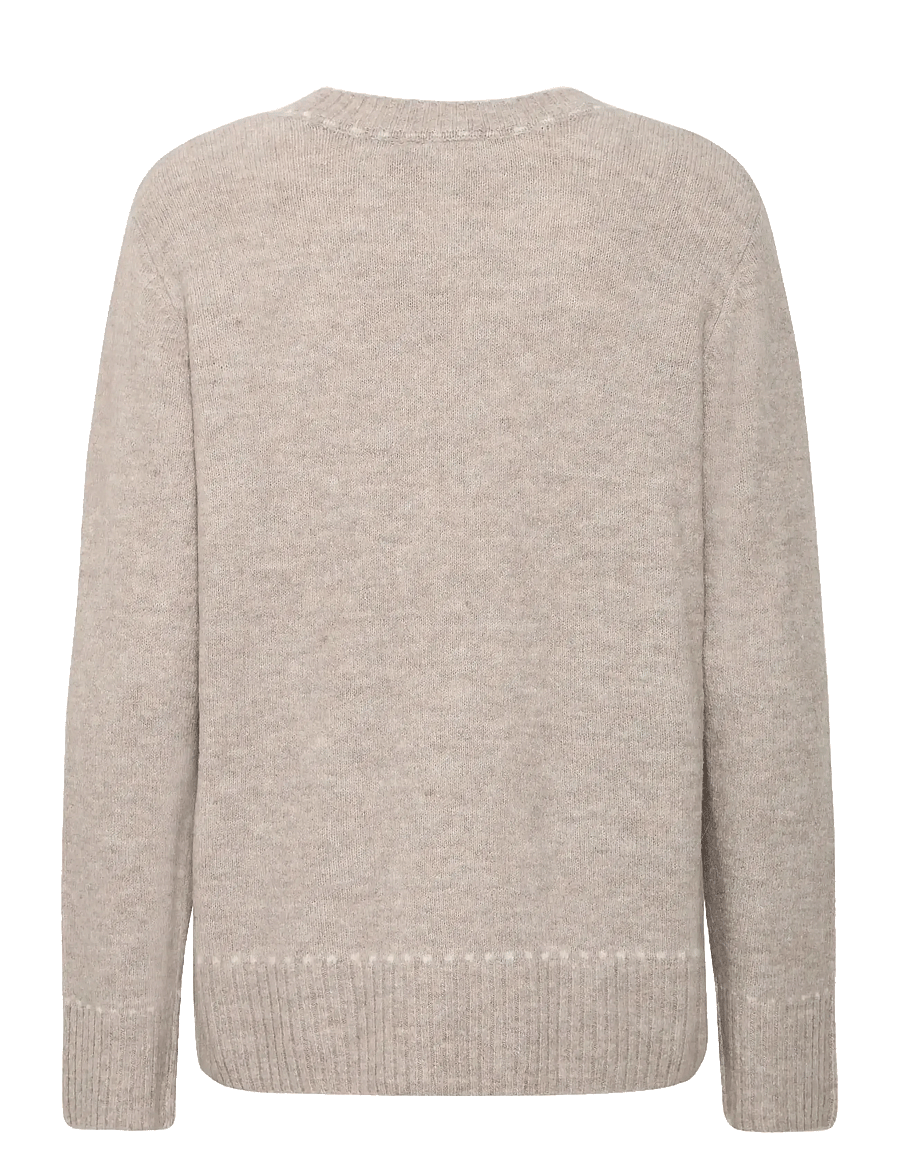Fransa - FRELISE PU 1 - pullover - moon rock mel. stripe - 2