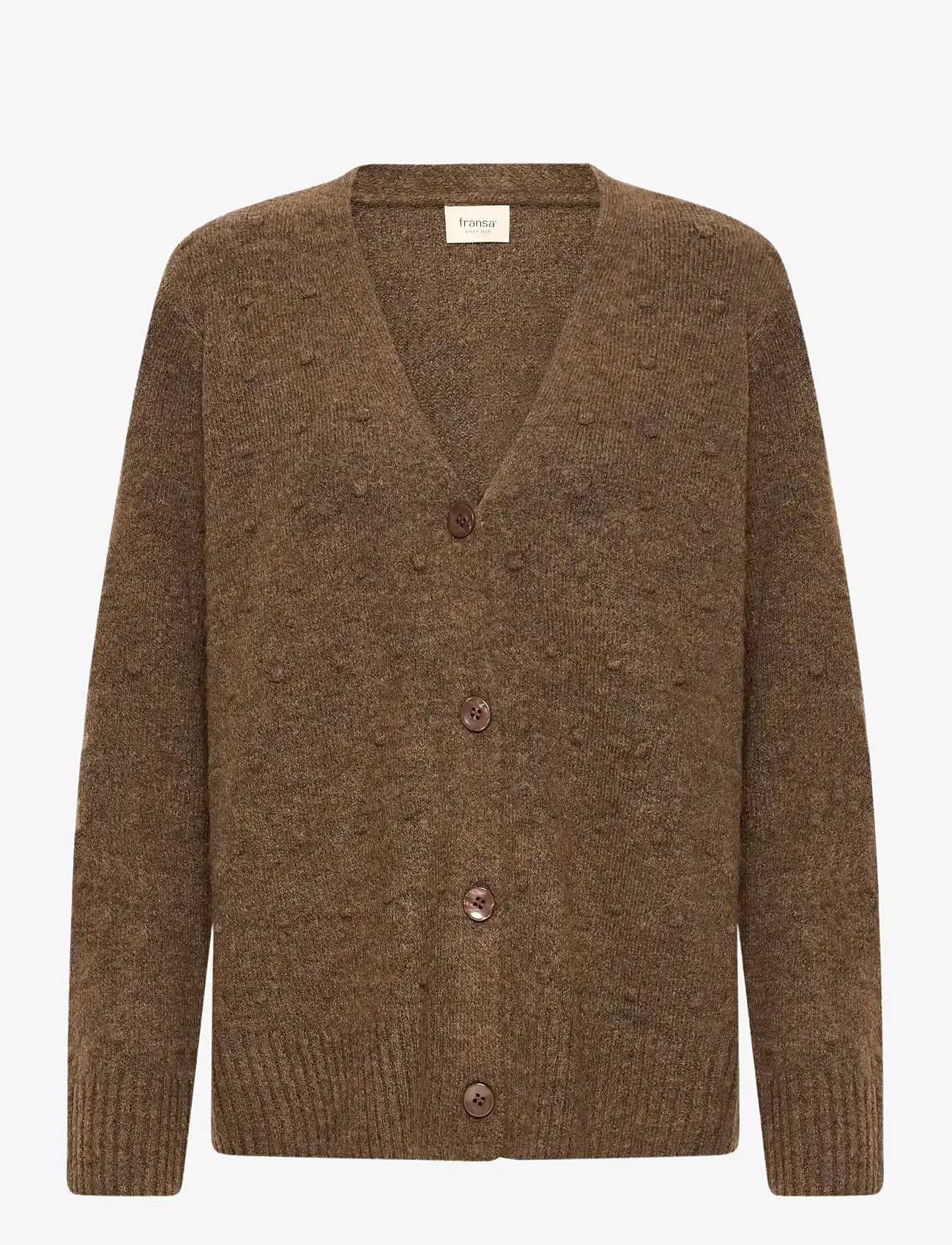 Fransa - FRELISE CAR 1 - cardigans - rain drum melange - 1