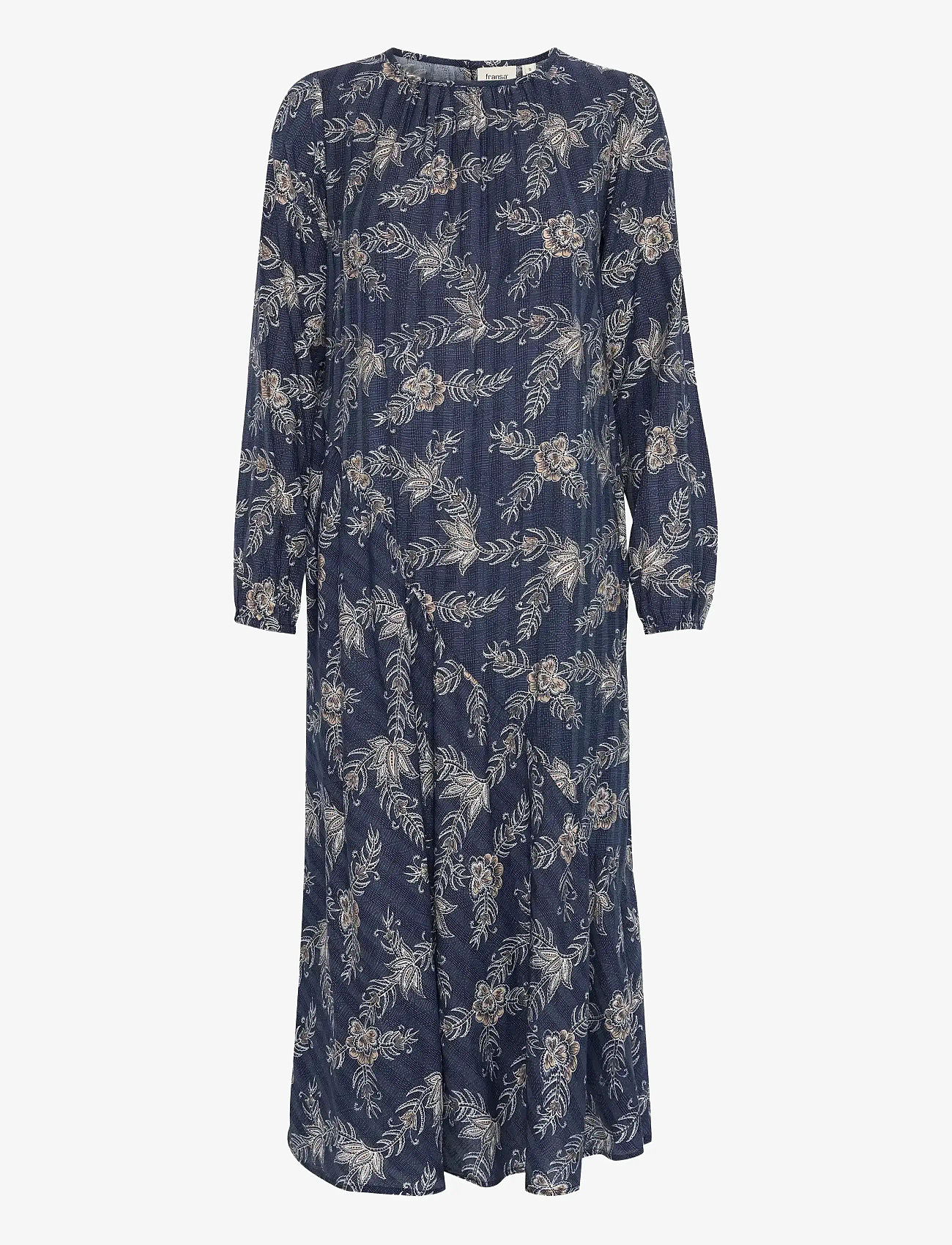 Fransa - FRLELA DR 1 - midi kjoler - navy blazer aop so25 01b - 1