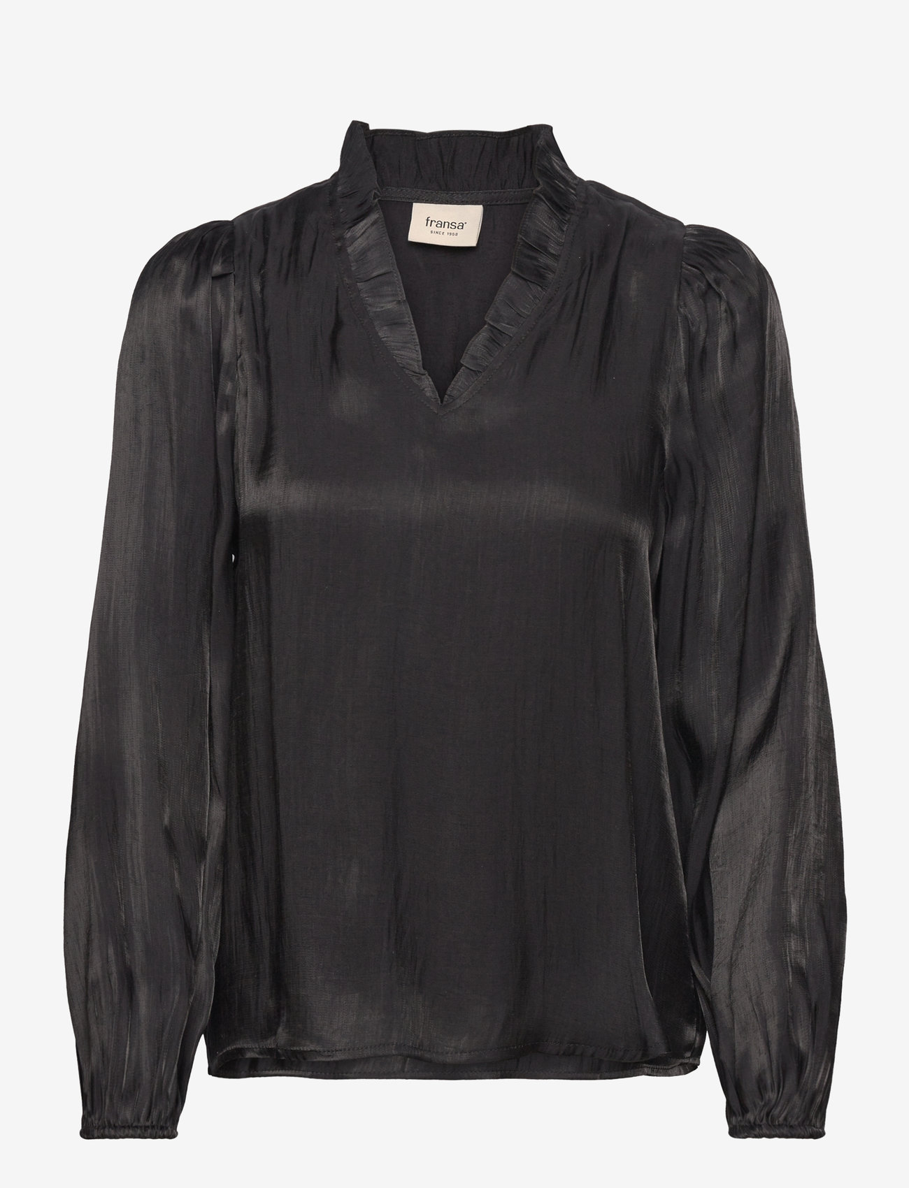 Fransa - FRYOLANDA BL 2 - langärmlige blusen - black - 0