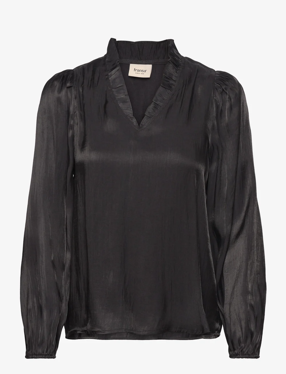 Fransa - FRYOLANDA BL 2 - langærmede bluser - black - 0