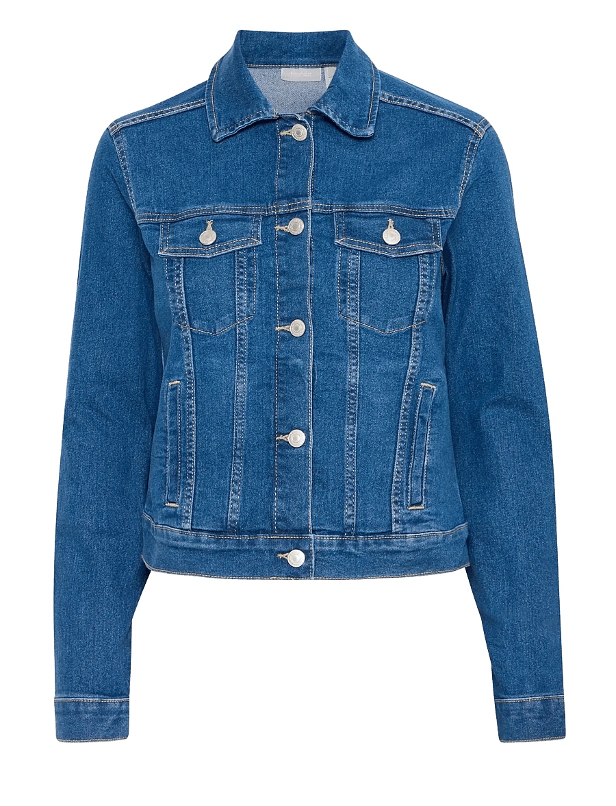 Fransa - FXDENIMA JA 1 - teksatagid - mid blue denim - 1