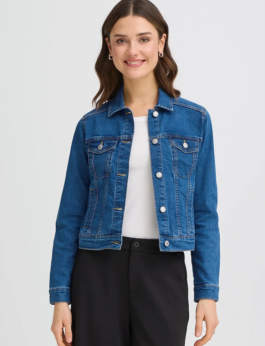 Fransa - FXDENIMA JA 1 - teksatagid - mid blue denim - 3