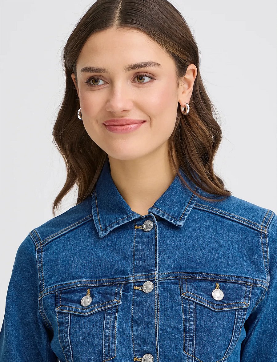 Fransa - FXDENIMA JA 1 - teksatagid - mid blue denim - 5