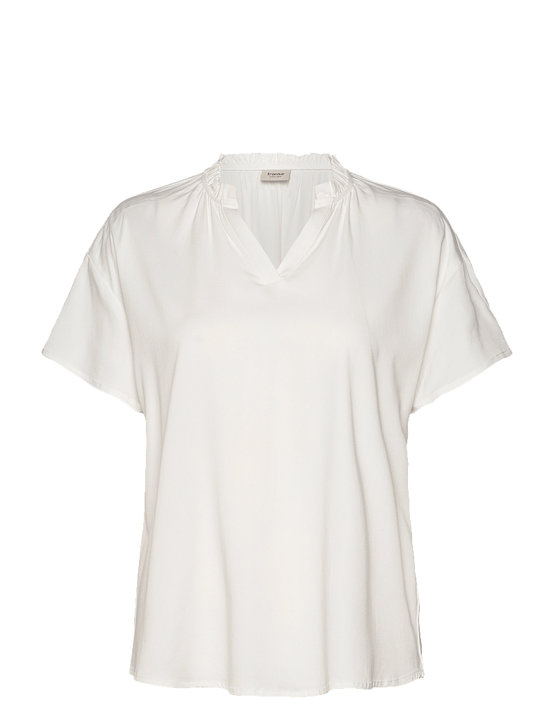 Fransa - FRJUSTINA BL 1 - kortärmade blusar - blanc de blanc - 1