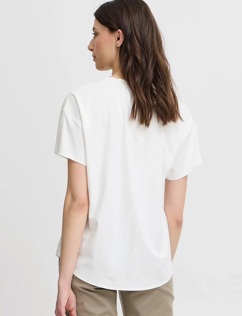 Fransa - FRJUSTINA BL 1 - kortärmade blusar - blanc de blanc - 4