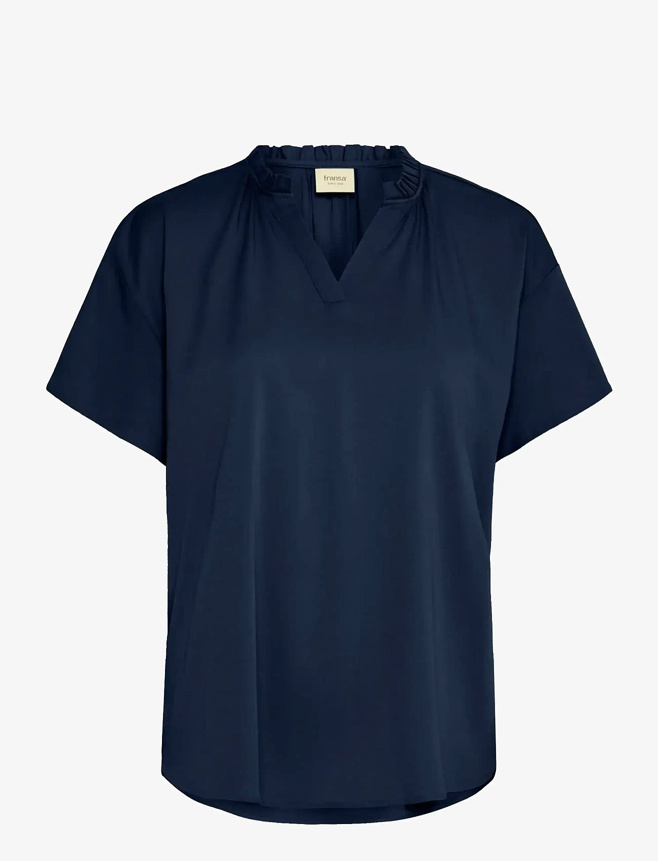 Fransa - FRJUSTINA BL 1 - kurzämlige blusen - navy blazer - 1