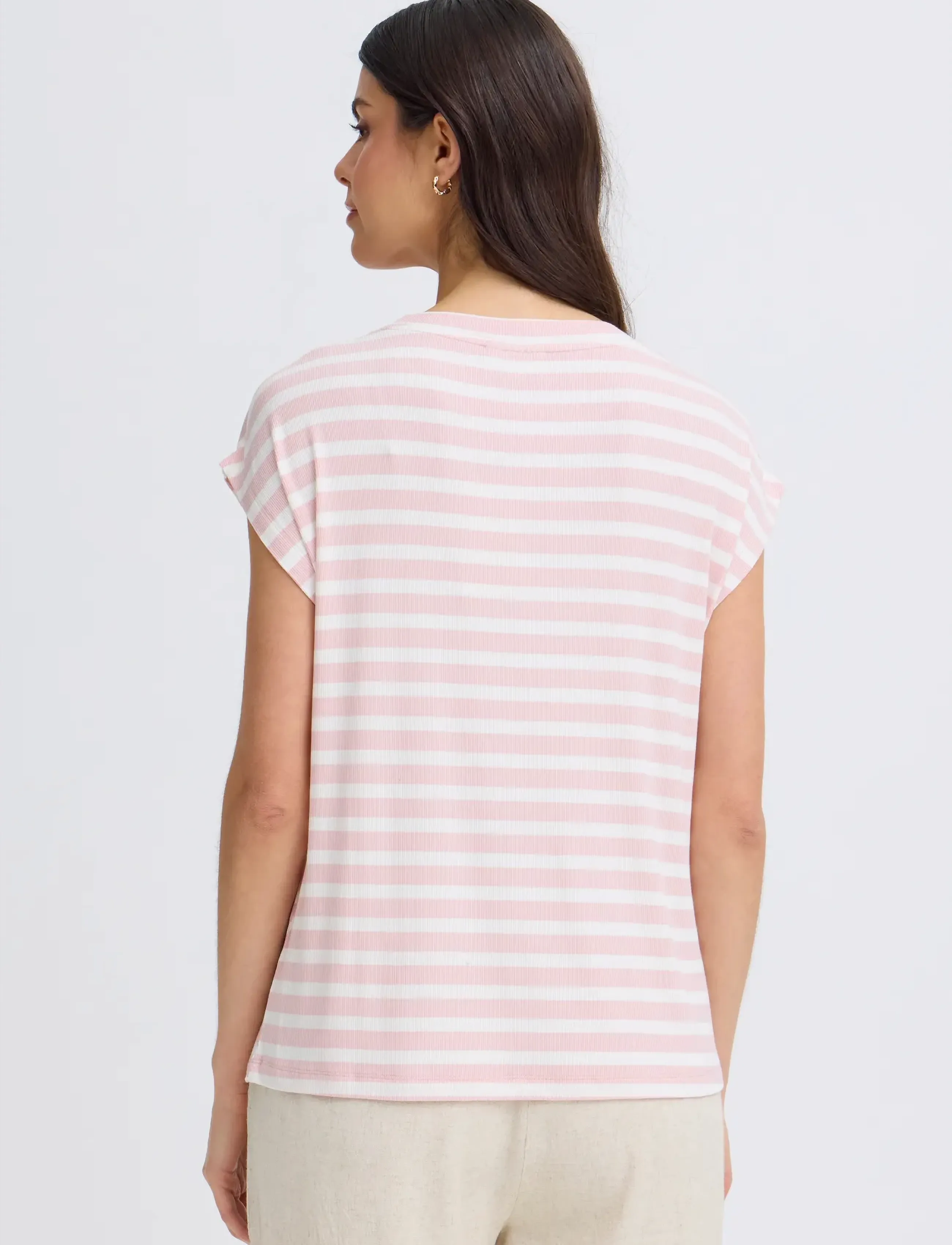 Fransa - FRCANO TEE 1 - lägsta priserna - lotus stripe - 4