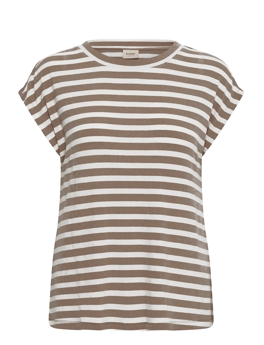 Fransa - FRCANO TEE 1 - t-särgid - mountain stripe - 1