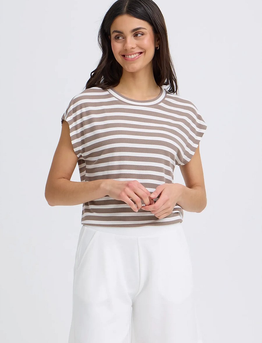 Fransa - FRCANO TEE 1 - t-särgid - mountain stripe - 3