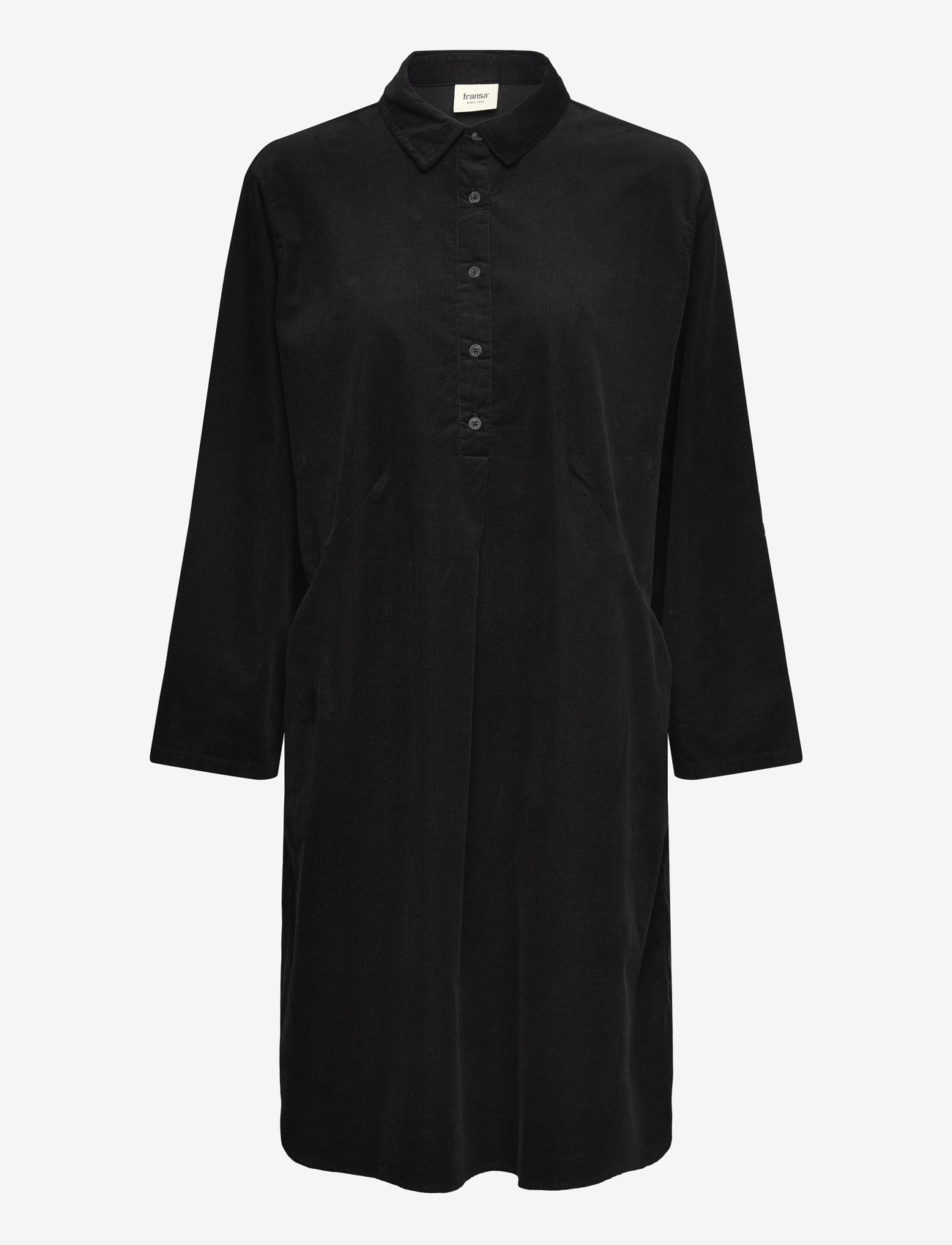 Fransa - FRCORY DR 2 - skjortekjoler - black - 0
