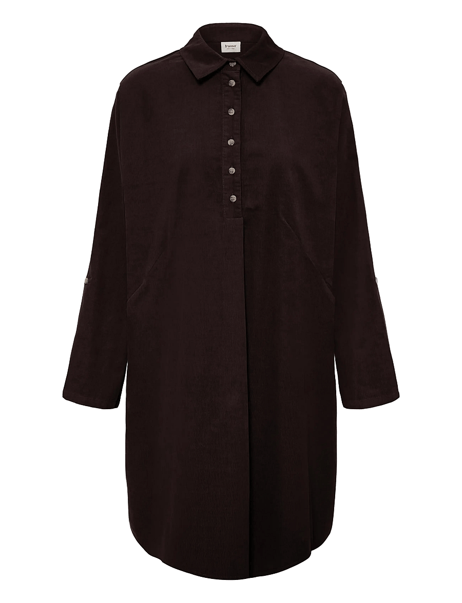 Fransa - FRCORY DR 2 - hemdkleider - hot fudge - 1