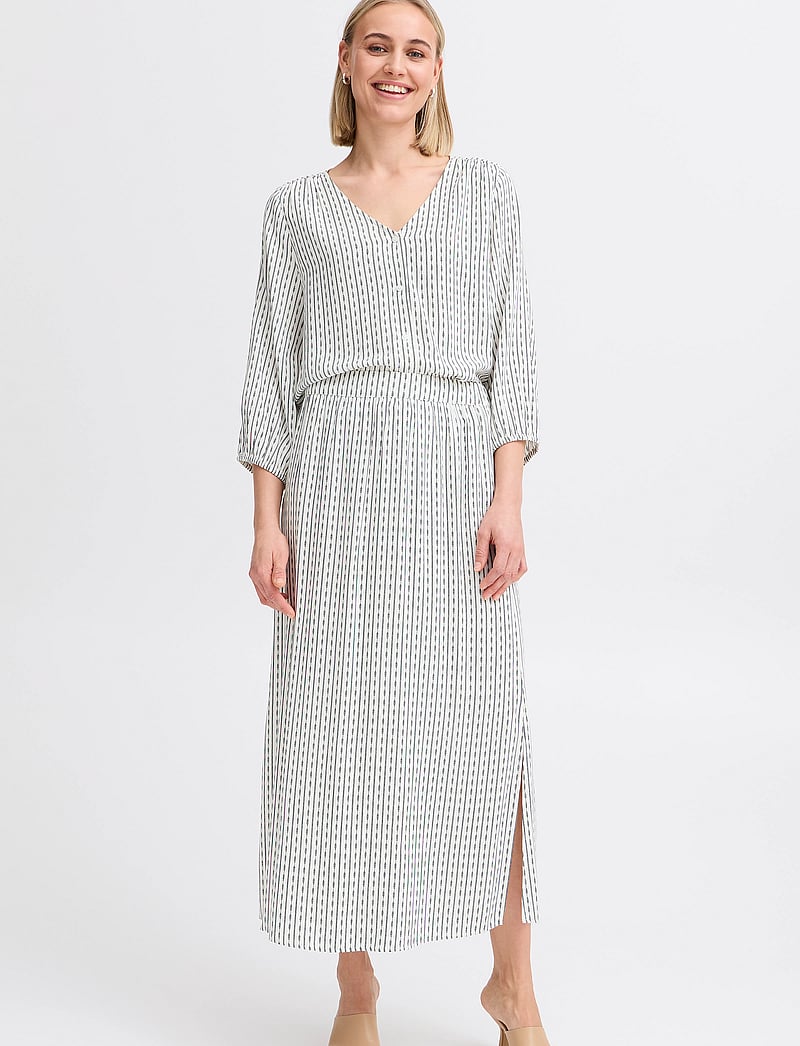 Fransa - FRMERLE SH 1 - långärmade blusar - whisper white mix - 0