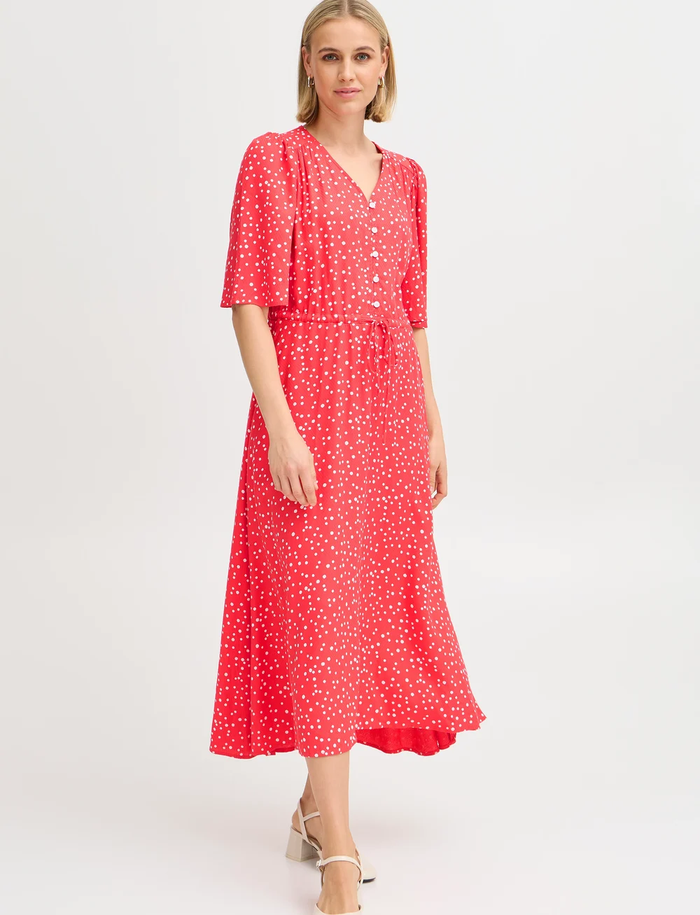 Fransa - FRKAMMA DR 2 - summer dresses - teaberry aop - 0