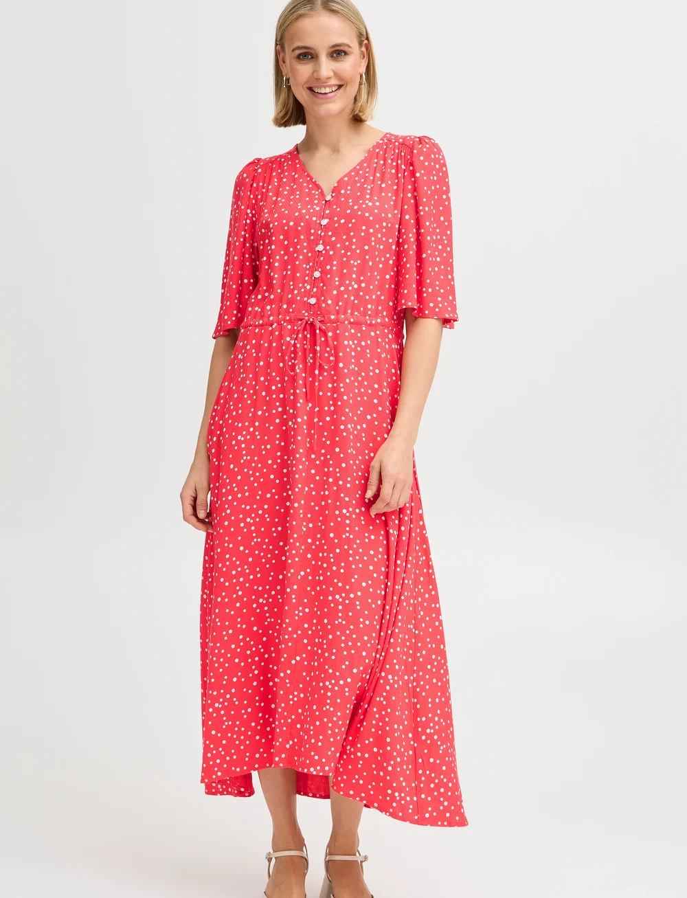 Fransa - FRKAMMA DR 2 - summer dresses - teaberry aop - 4