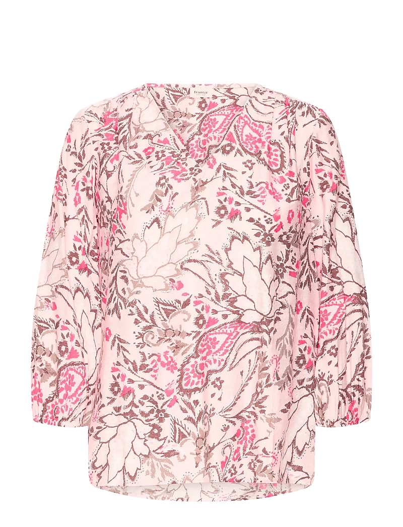 Fransa - FRARIANA BL 6 - långärmade blusar - femi bouquet lotus - 1