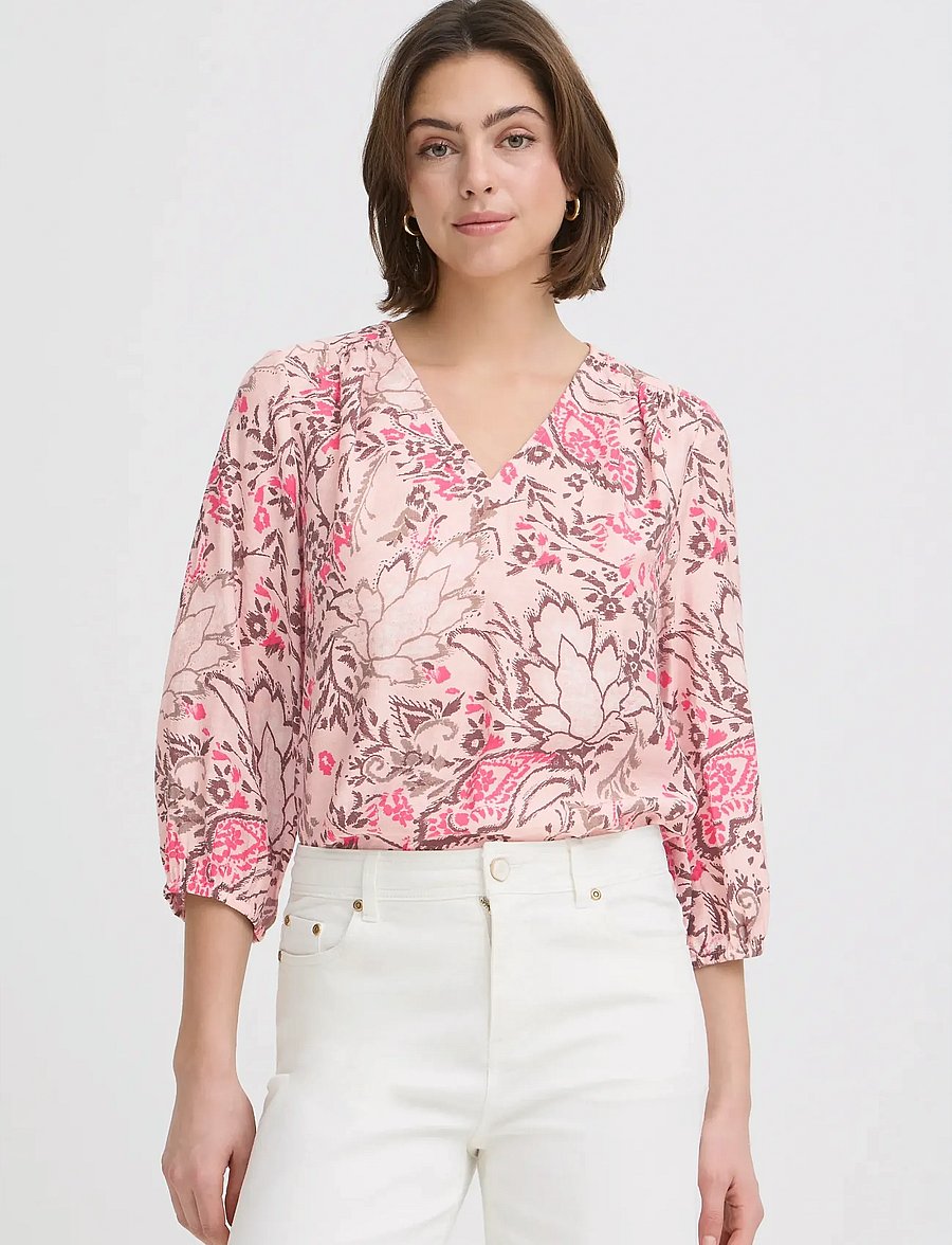 Fransa - FRARIANA BL 6 - langärmelige blusen - femi bouquet lotus - 3