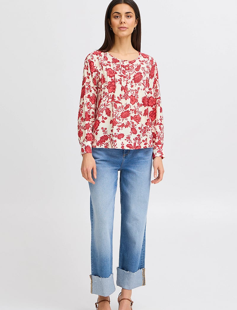 Fransa - FRHITA BL 1 - langärmlige blusen - teaberry mix - 0