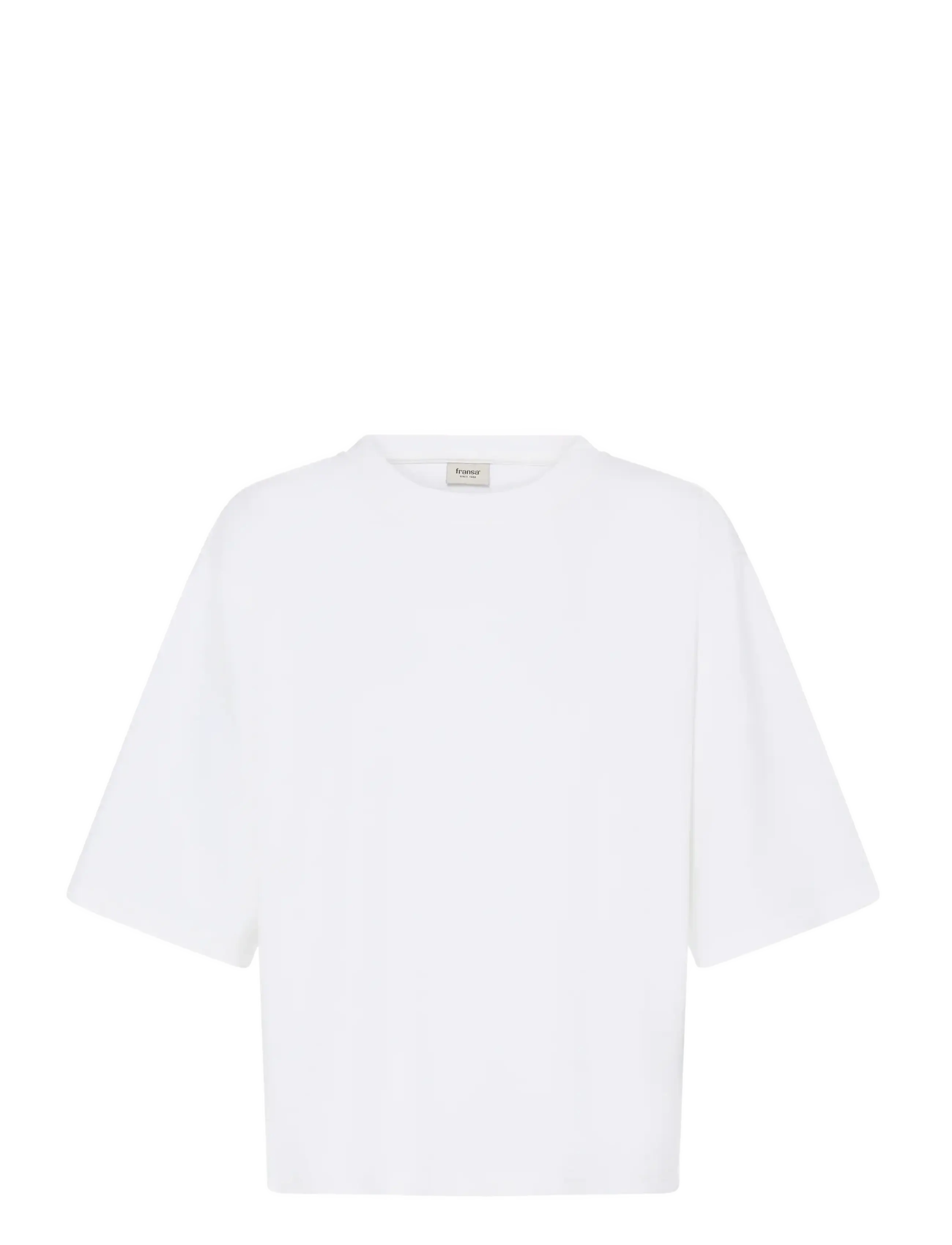 Fransa FRAURORA PU 1 - T-särgid ja alussärgid - WHISPER WHITE / white