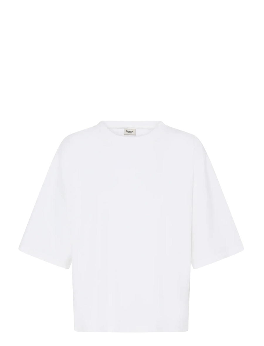 Fransa - FRAURORA PU 1 - t-shirts - whisper white - 1