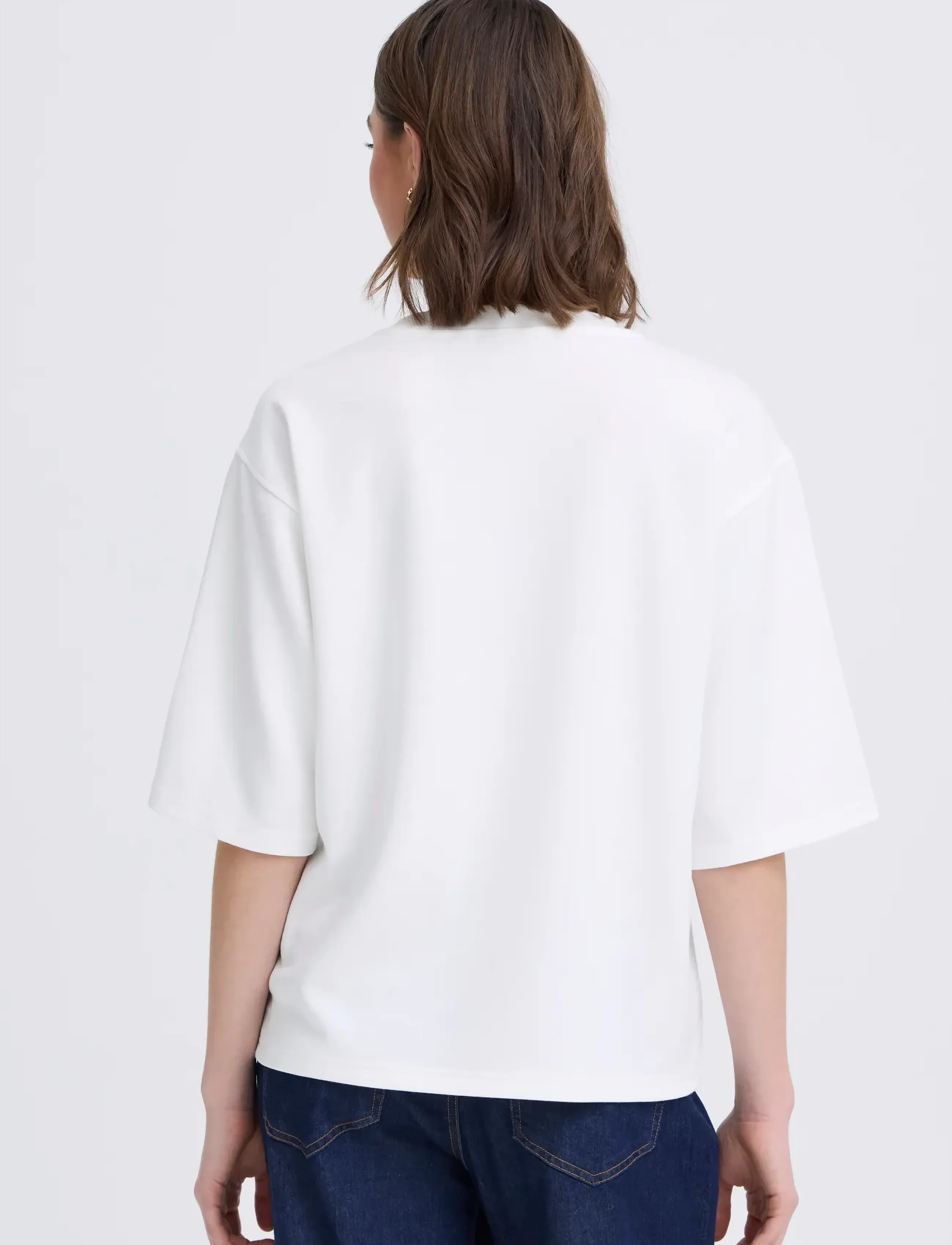 Fransa - FRAURORA PU 1 - t-shirts - whisper white - 4