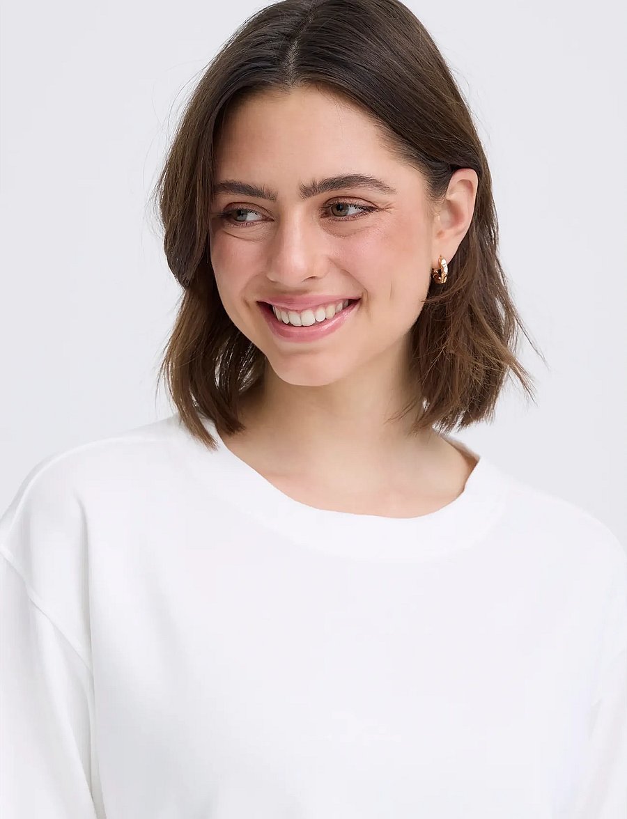 Fransa - FRAURORA PU 1 - t-shirts - whisper white - 5