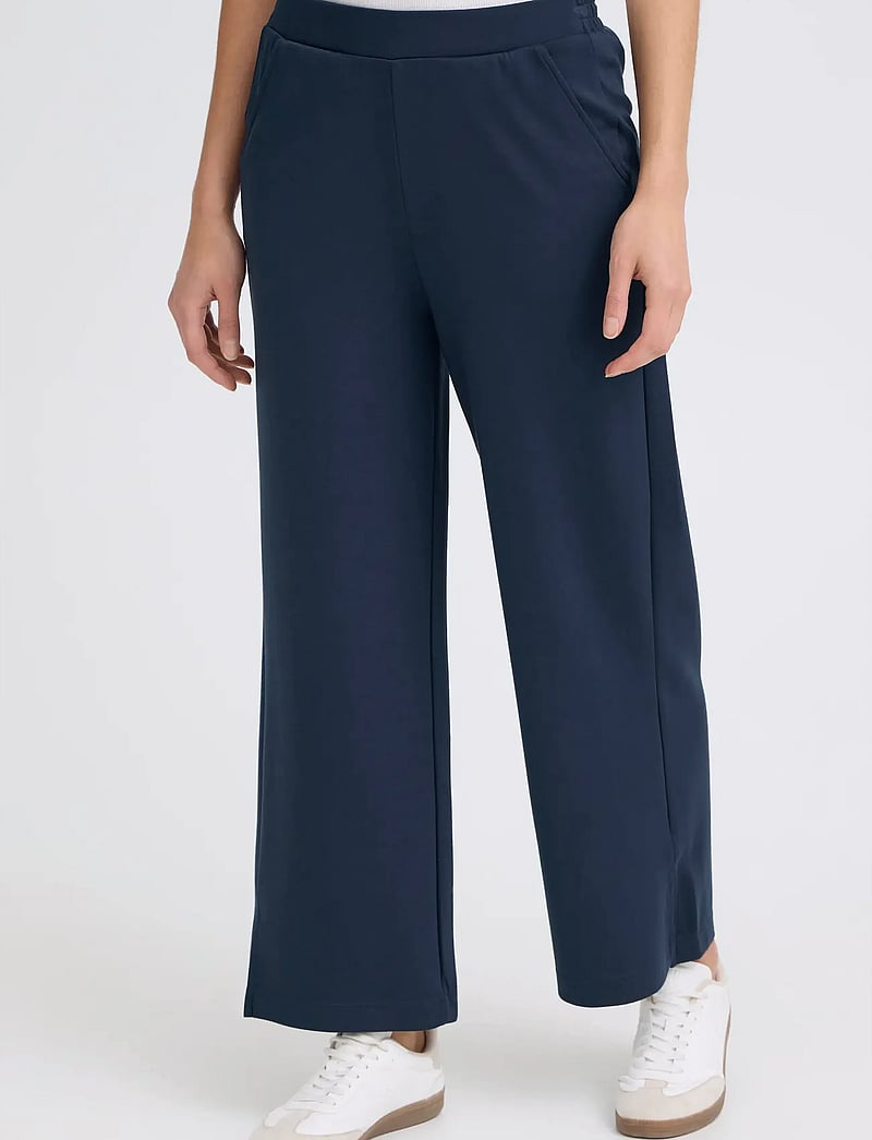 Fransa - FRAURORA PA 1 - straight leg hosen - navy blazer - 3