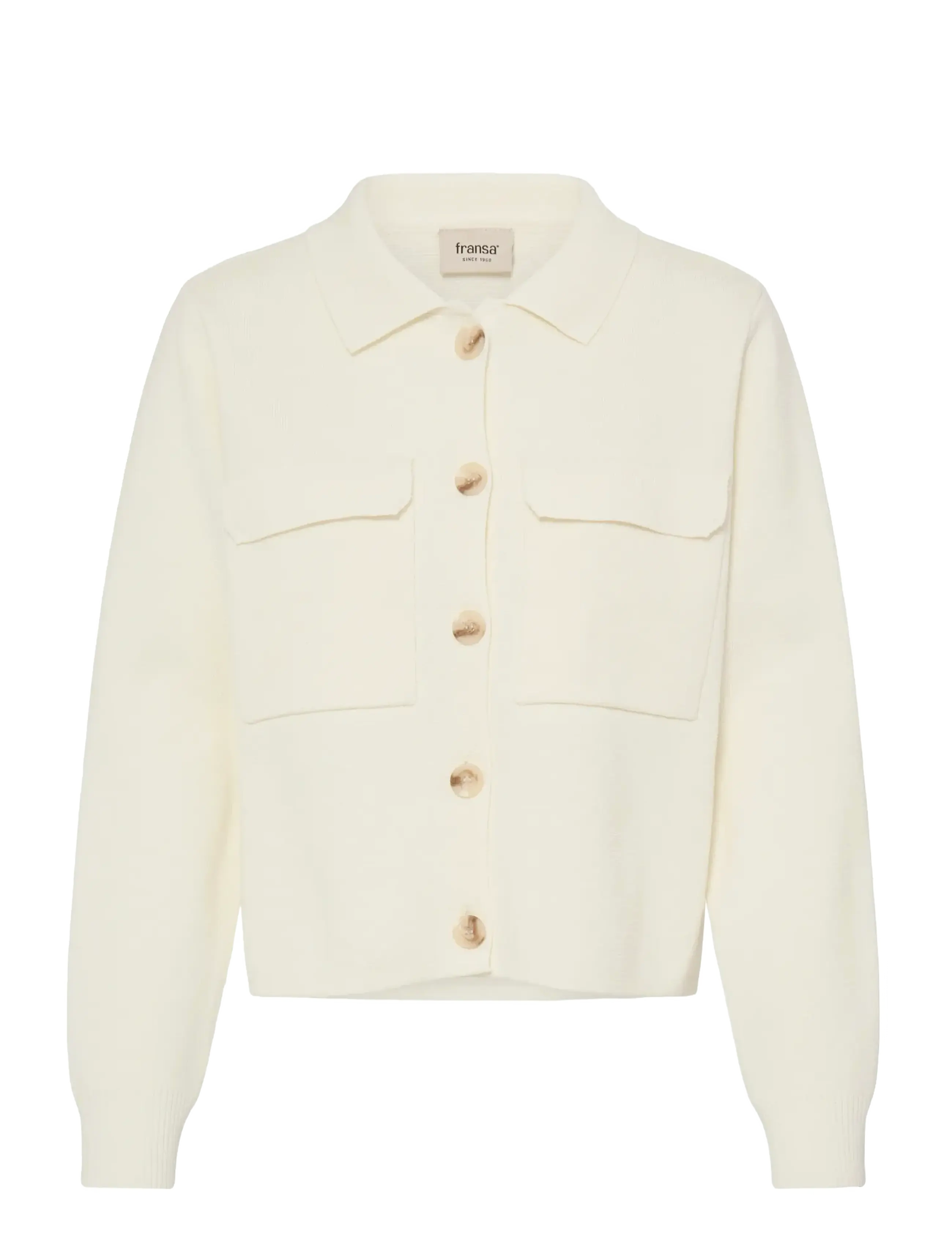 FRANSA Frita Car 1 Cream - M - Damen