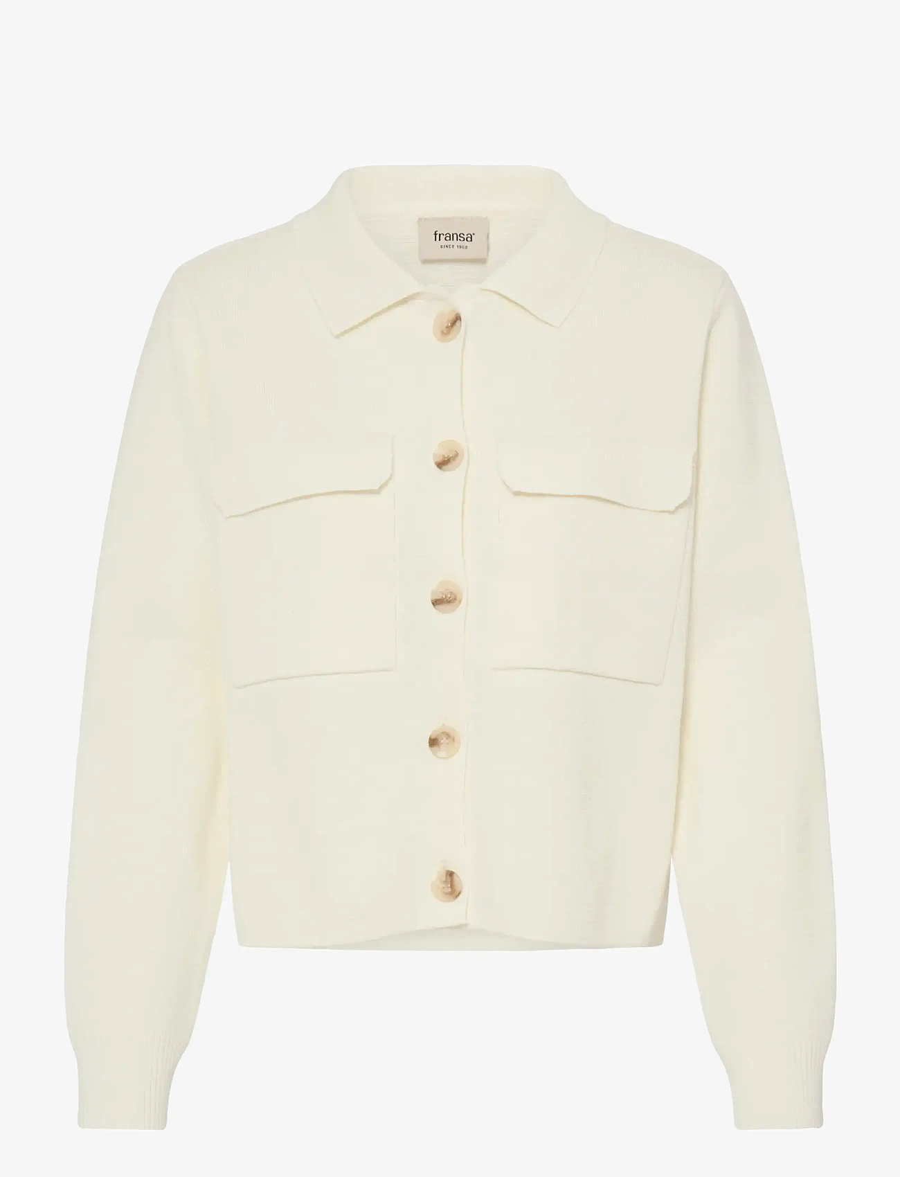 Fransa - FRITA CAR 1 - overshirts - whisper white - 1