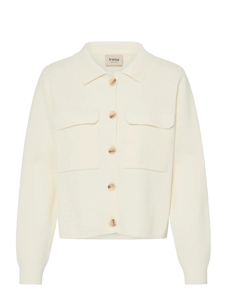 Fransa - FRITA CAR 1 - overshirts - whisper white - 1