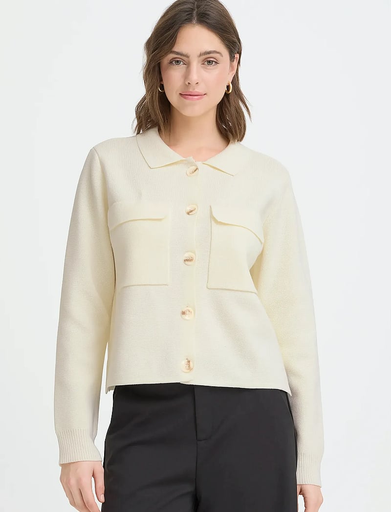 Fransa - FRITA CAR 1 - overshirts - whisper white - 3