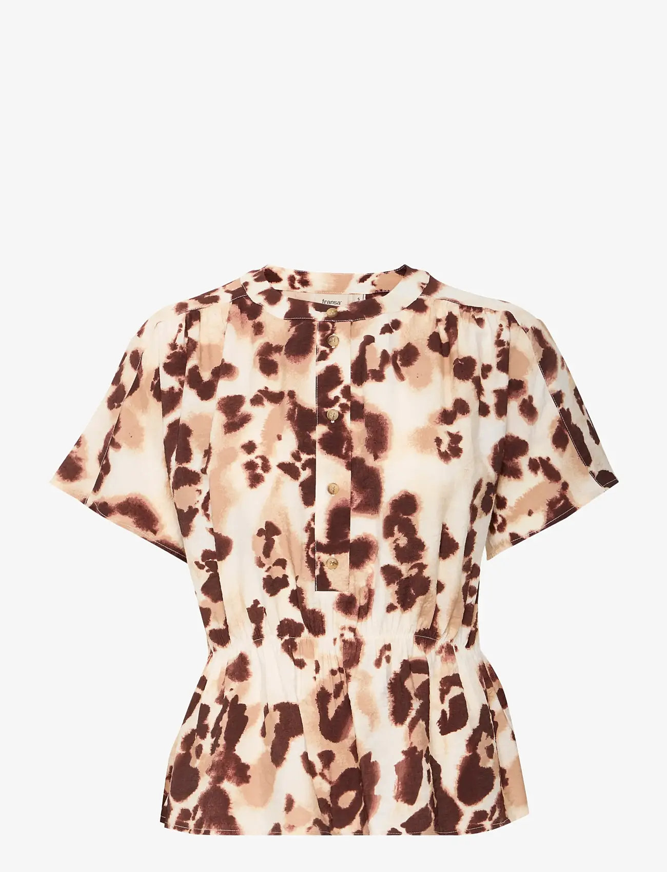 Fransa - FRLEONA BL 1 - kortærmede bluser - brown leopard art - 1