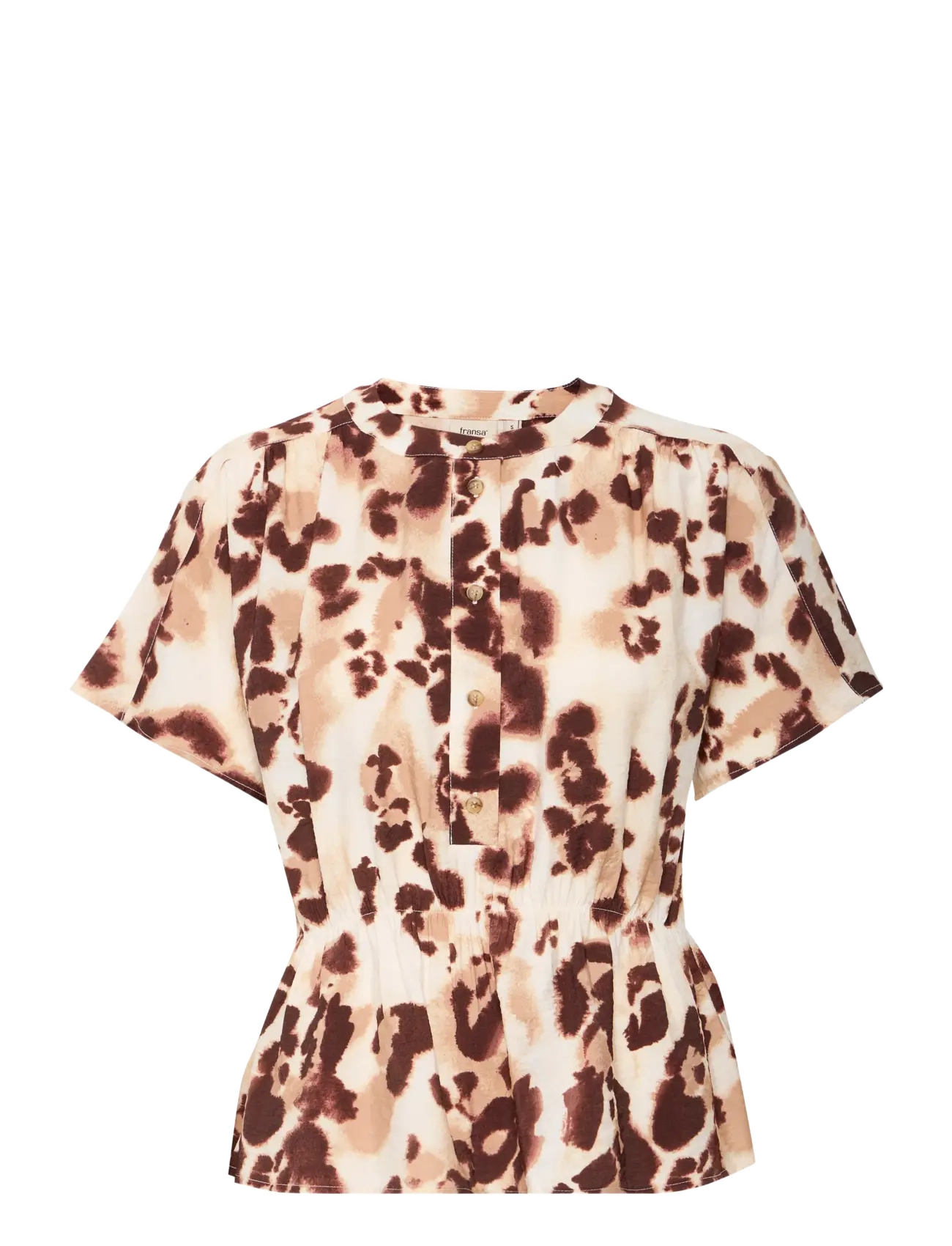 Fransa FRLEONA BL 1 - Bluser - BROWN LEOPARD ART / multi