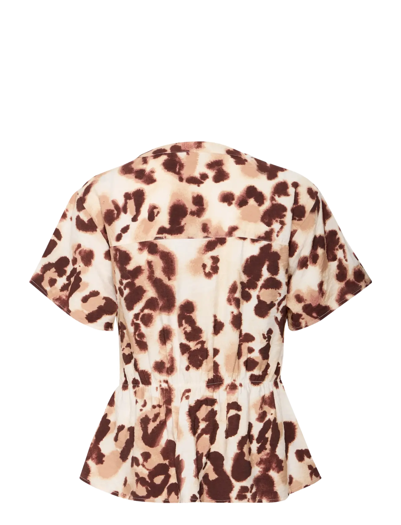 Fransa - FRLEONA BL 1 - short-sleeved blouses - brown leopard art - 2