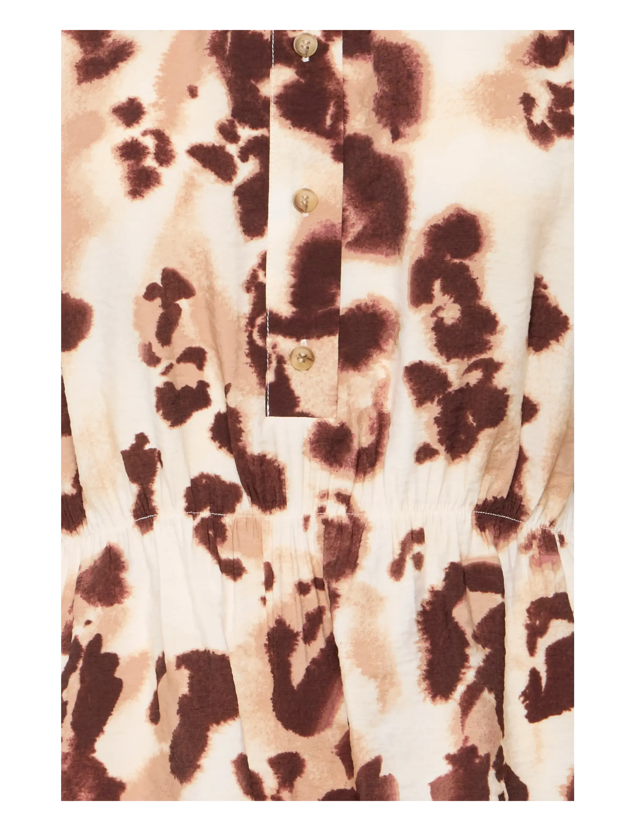 Fransa - FRLEONA BL 1 - short-sleeved blouses - brown leopard art - 3