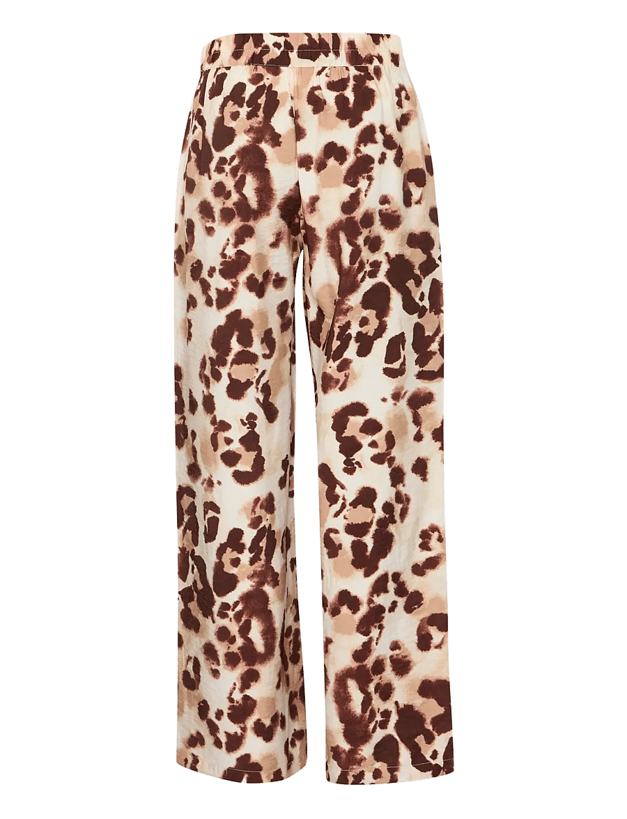 Fransa - FRLEONA PA 1 - laia säärega püksid - brown leopard art - 2