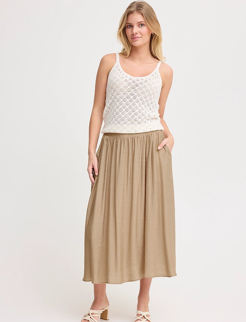 Fransa - FRARIANA SK 1 - midi-röcke - silver mink - 5