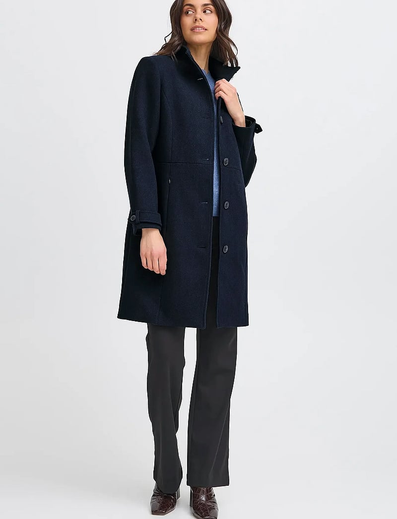 Fransa - FRDARIA JA 1 - ullkappor - night sky melange - 0