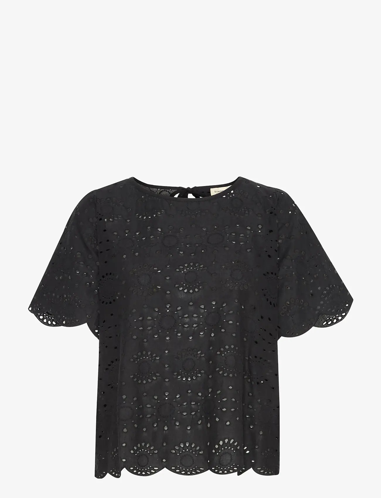 Fransa - FRANGIE BL 1 - blūzes ar īsām piedurknēm - black - 1