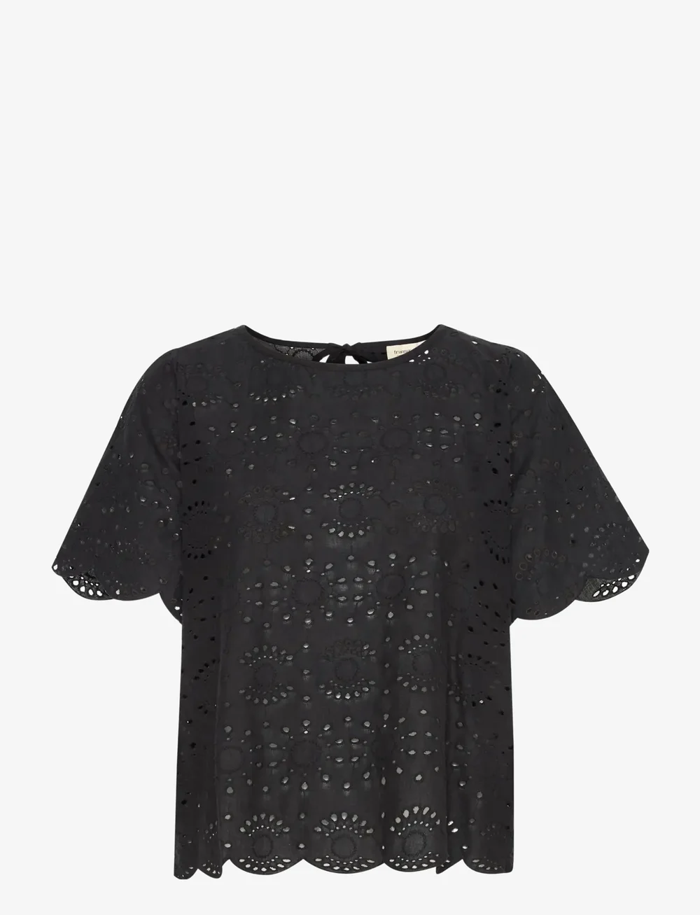 Fransa - FRANGIE BL 1 - short-sleeved blouses - black - 1