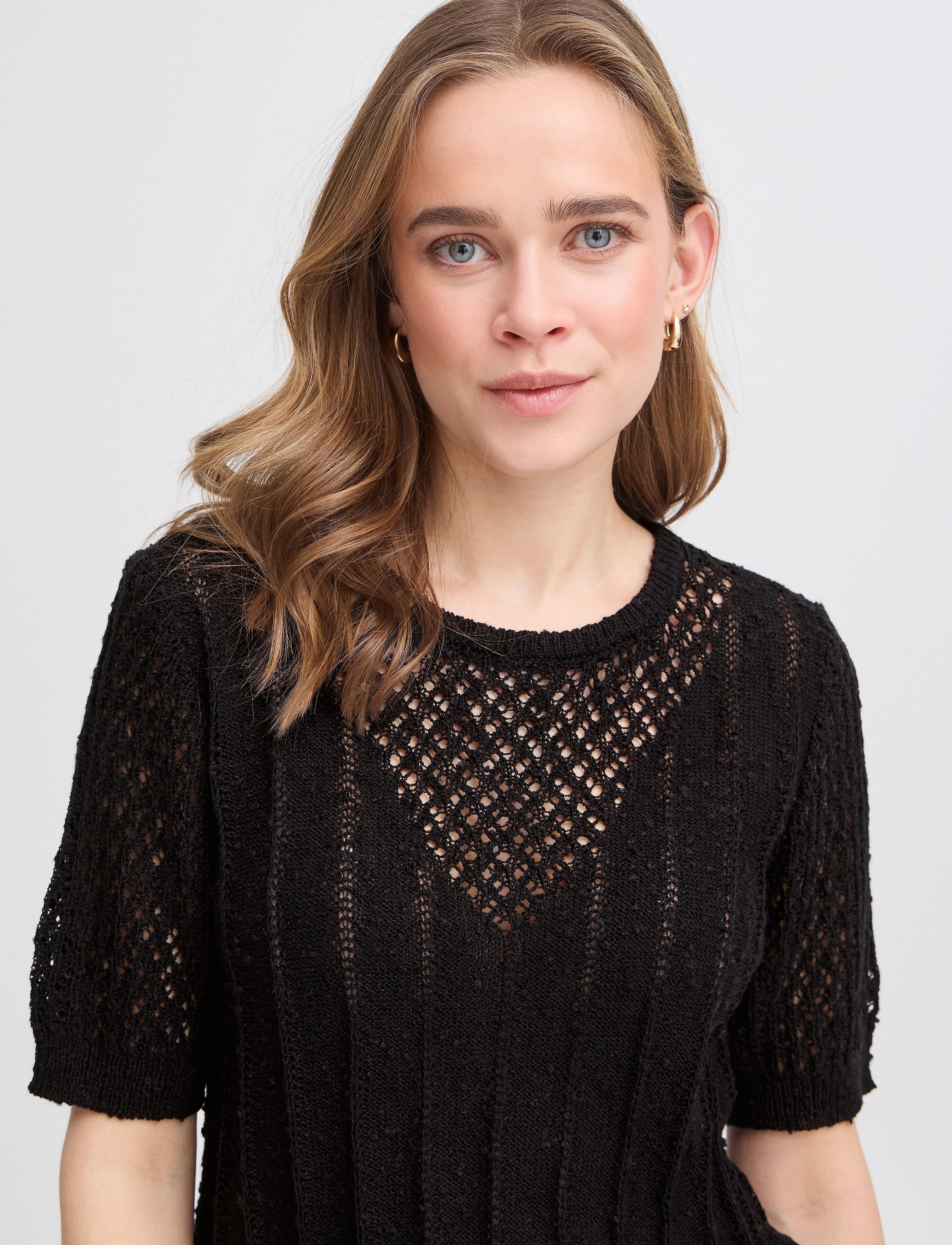 Fransa - FRODETTA PU 1 - pullover - black - 4