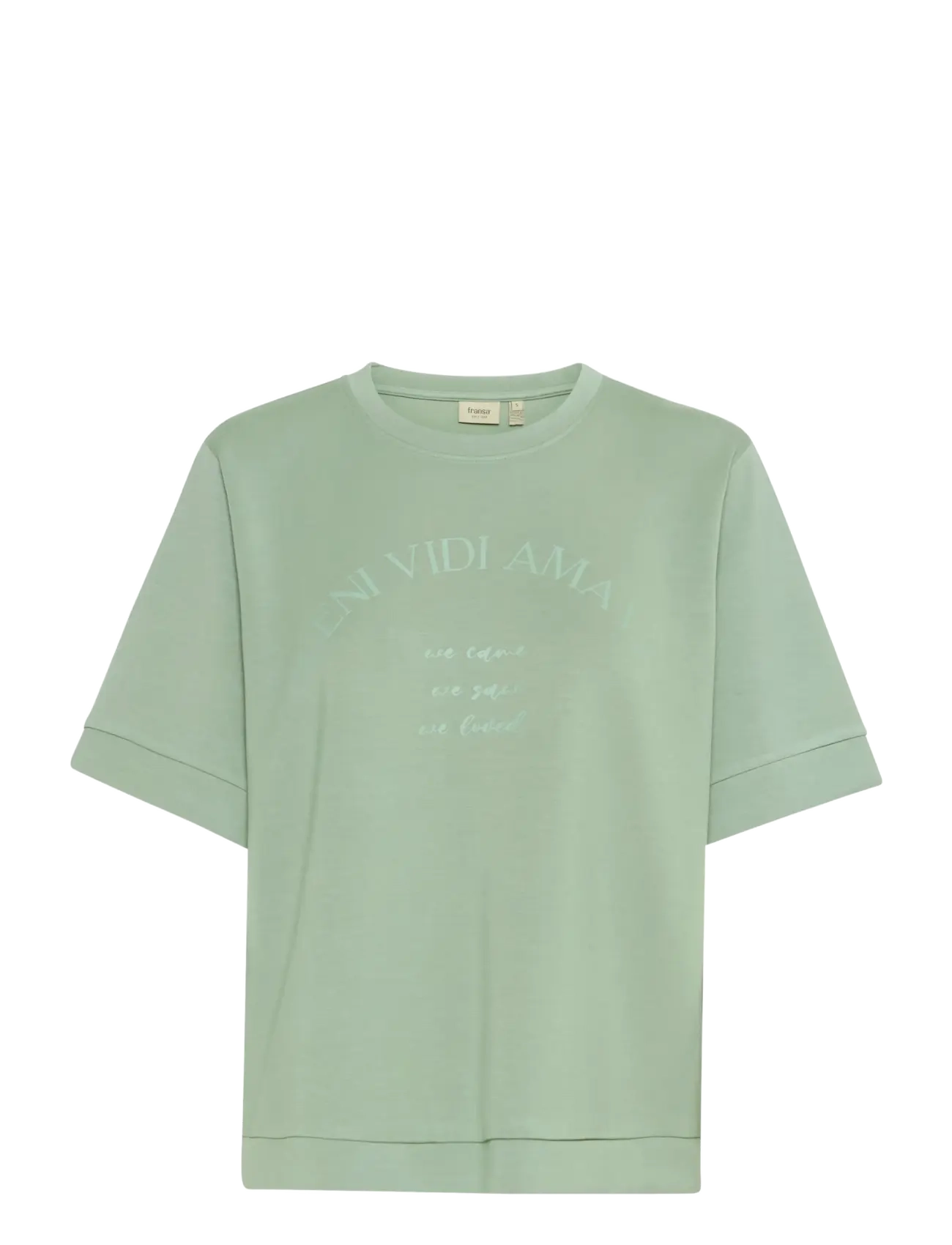 Fransa FRAURORA TEE 1 - Riided - ICEBERG GREEN MIX / khaki/green