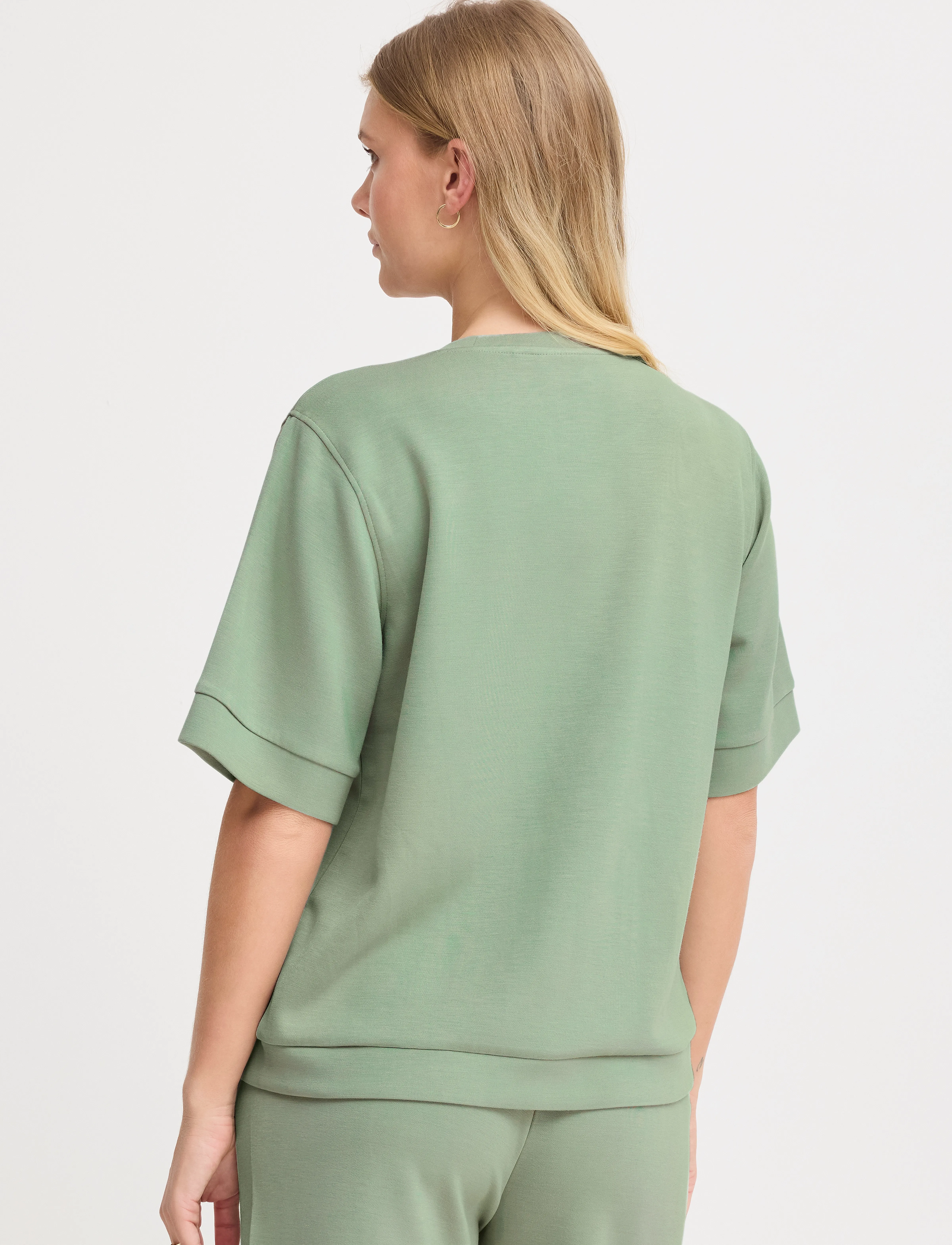 Fransa - FRAURORA TEE 1 - sporta džemperi - iceberg green mix - 5
