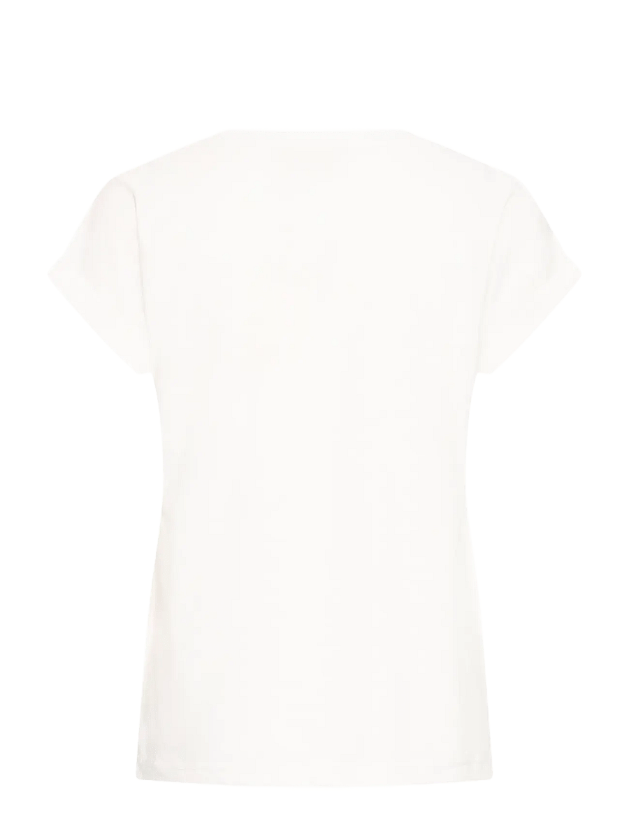 Fransa - FRMATINA TEE 1 - t-shirts - blanc de blanc mix - 2