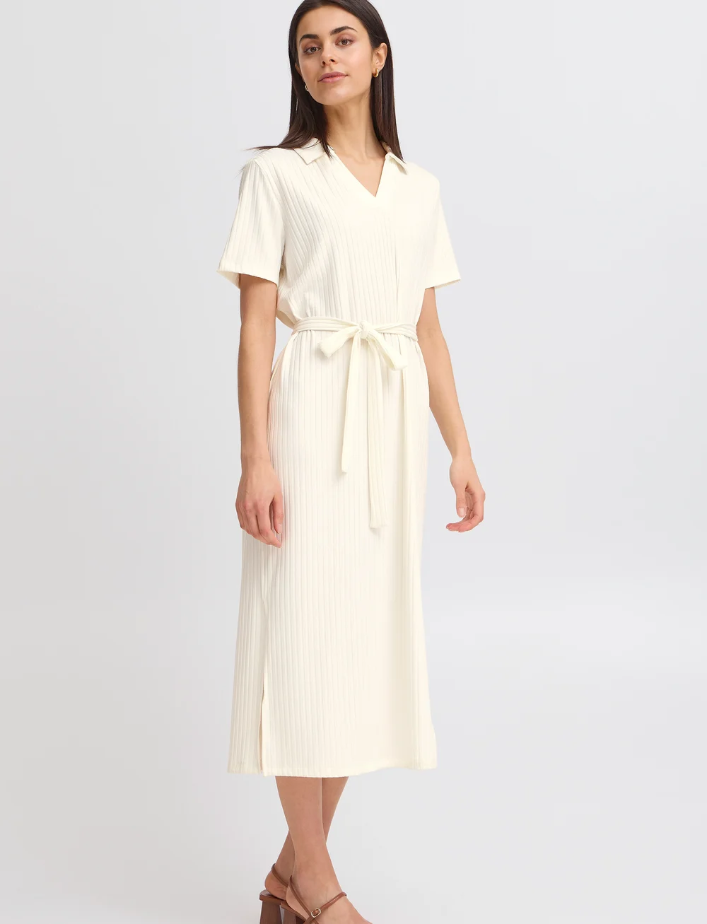 Fransa - FRZAHIA DR 1 - t-shirt dresses - whisper white - 0